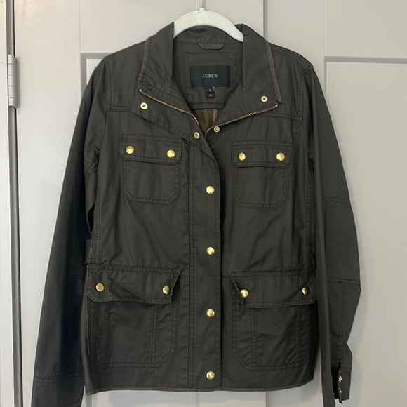 J. Crew Jackets & Coats J Crew Field Jacket Dark Green Poshmark